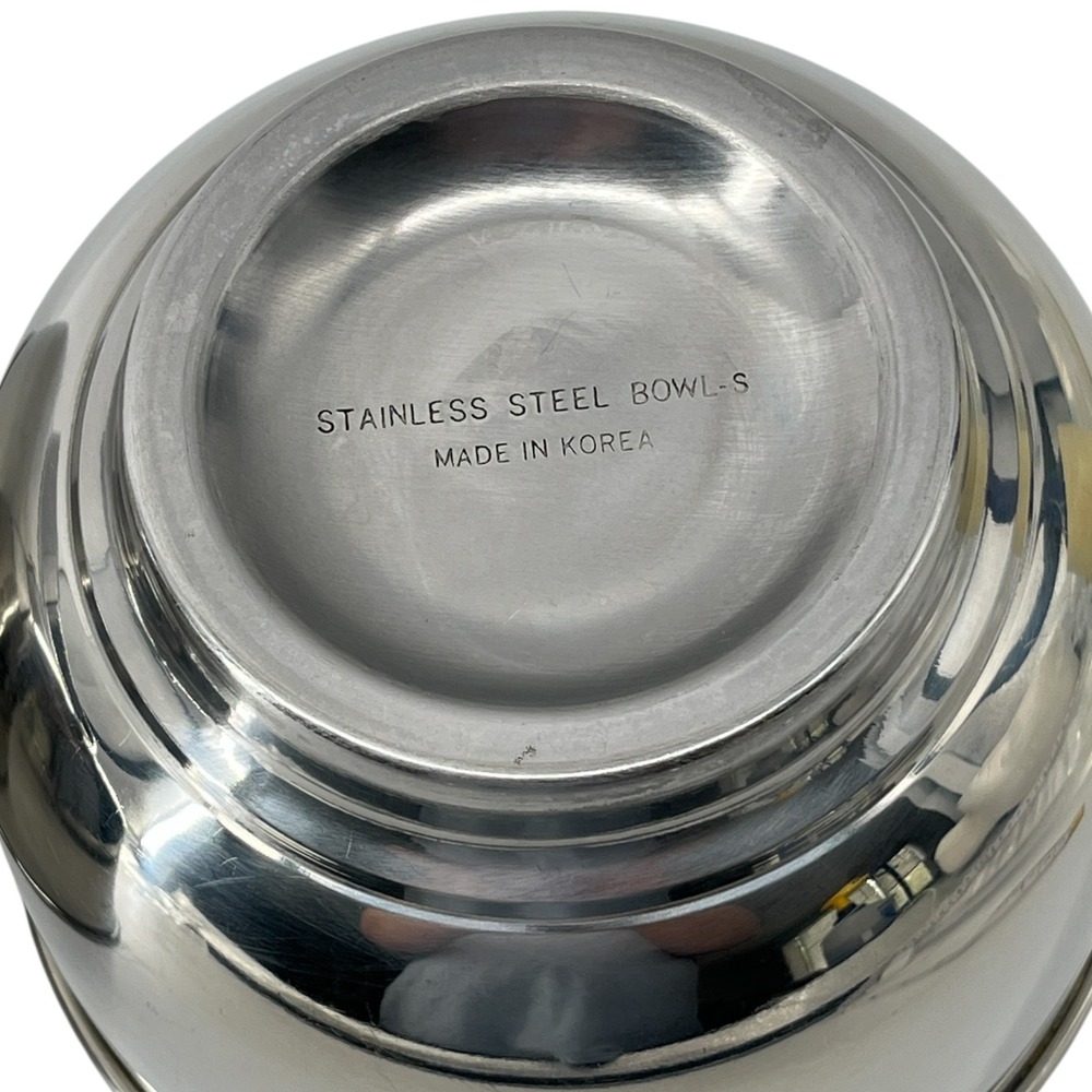 Sunbeam Mixmaster Mixer Stainless Steel Mixing Bowls Pair 4 Qt & 1.5 Qt Vintage - Picture 3 of 10